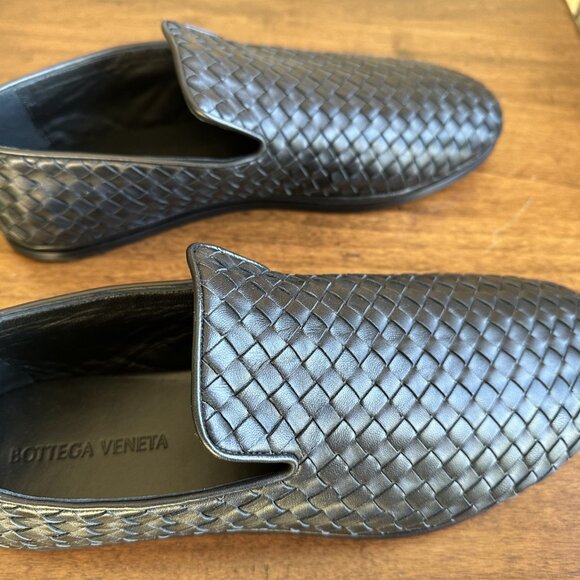 Bottega Veneta Men’s Loafer Intrecciato Black AUTHENTIC LIKE NEW - EU 46 (13 US) - Picture 3 of 6